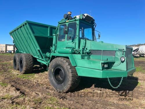 caption TEREX articulated fertiliser spreader