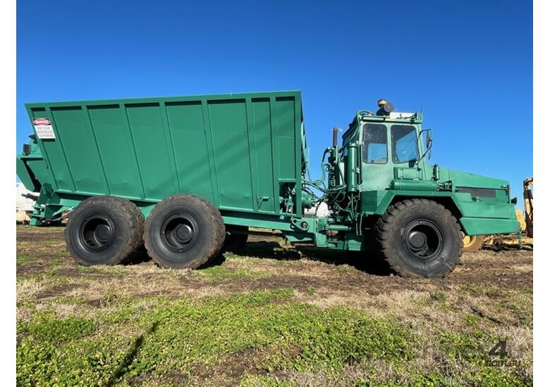 caption TEREX articulated fertiliser spreader