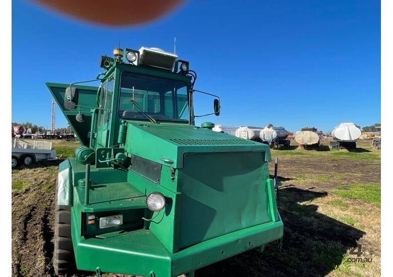 caption TEREX articulated fertiliser spreader