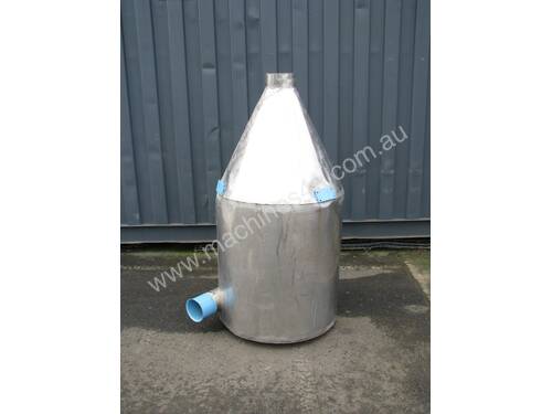 caption Stainless Cyclone Hopper Loader - 400L