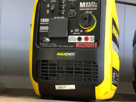 Maxwatt MX2000is - 2000W Pure Sine Wave Digital Inverter Generator - Hire - picture0' - Click to enlarge