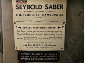 SEYBOLD SABER PAPER GUILLOTINE - picture0' - Click to enlarge