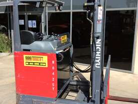 Nichiyu 240V Electric Sit On Reach Truck with Free Lift Ram & Side Shift - picture0' - Click to enlarge
