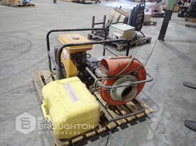 PALLET COMPRISING OF 5KVA ROBIN GENSET, EXHAUST FAN & LEICA LEVEL - picture0' - Click to enlarge