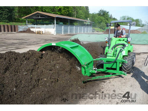 caption Gujer TG 201 Compost Turner for Mini Loaders