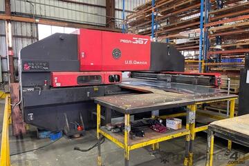 Amada Pega 367 CNC Turret Punch Press. 04PC control. Can be inspected under power in Melbourne