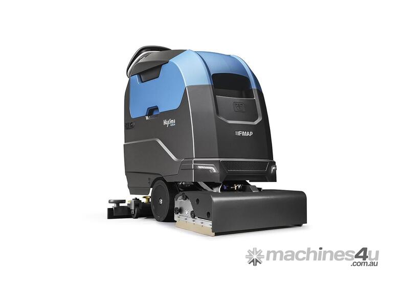 caption Fimap Maxima 50BTs Walk-Behind Cylindrical Scrubber Dryer