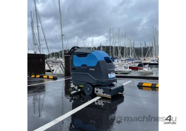 caption Fimap Maxima 50BTs Walk-Behind Cylindrical Scrubber Dryer