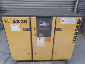 Kaeser 22KW rotary screw air compressor - picture0' - Click to enlarge