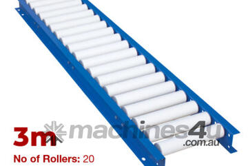 390mm Wide Gravity Conveyor with Nylon Rollers 3m Long (CGR068)