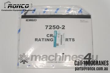KOBELCO - Load Chart 7250-2 S2JD51101ZE