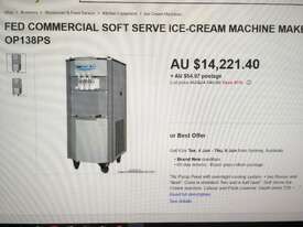 Self-Service Ice Cream Maker! (FED) BRAND NEW! - picture1' - Click to enlarge