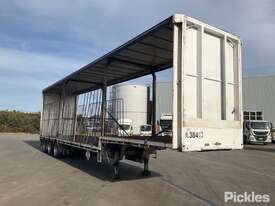 1999 Vawdrey VBS3 Tri Axle Drop Deck Curtainside Trailer - picture0' - Click to enlarge