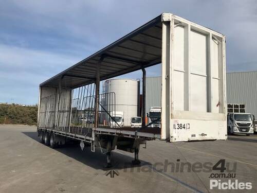 1999 Vawdrey VBS3 Tri Axle Drop Deck Curtainside Trailer