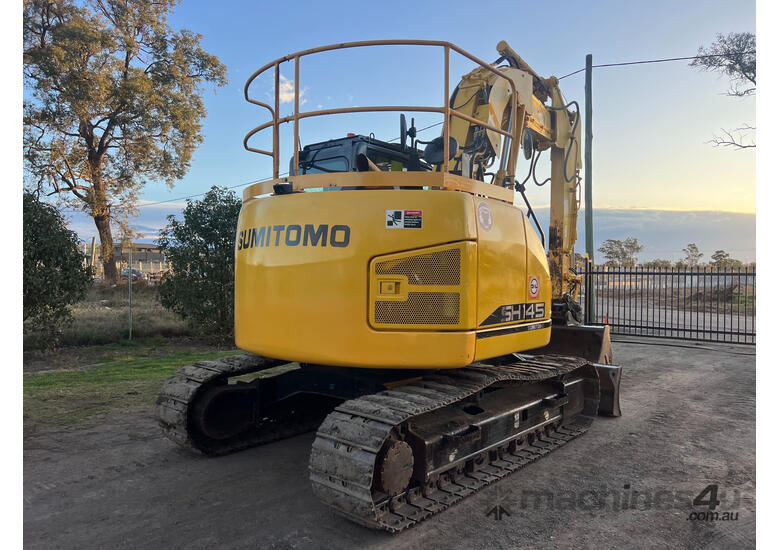 caption Sumitomo SH145 Tracked-Excav Excavator