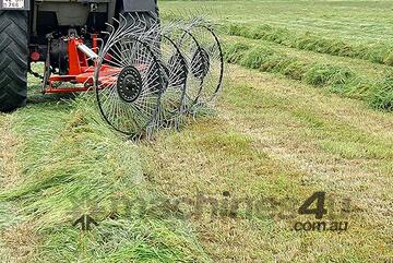 FARMTECH OT 50 FIVE WHEEL HAY RAKE (1.6M-3.5M)