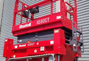 QLD ACCESS - MANTALL - Tracked Electric Scissor Lift. 8m Working Height