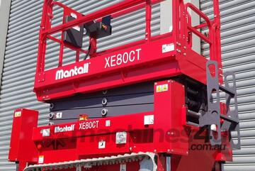 QLD ACCESS - MANTALL - Tracked Electric Scissor Lift. 8m Working Height