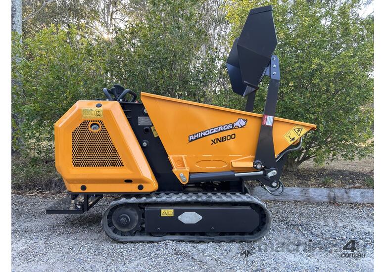 caption NEW upgrade Rhinoceros XN800 Tracked Self loading mini dumper