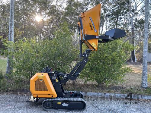 caption NEW upgrade Rhinoceros XN800 Tracked Self loading mini dumper
