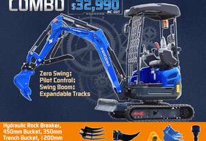 TRIDENT 2.2T EXCAVATOR COMBO DEAL (Newly Upgraded)