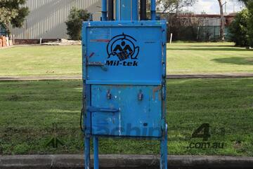 Waste Baler Bailer Compactor - Mil-tek 102HD