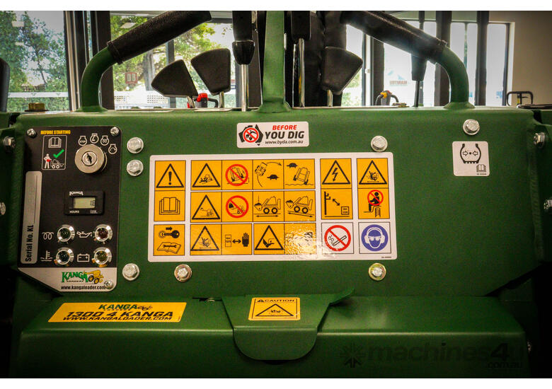 caption Kanga 6 Series Diesel Mini Loader DW625 - Perfect for Any Terrain