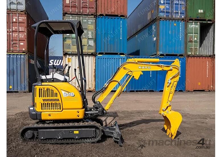 caption Dotsu Wheel Loader + KATO Mini Excavator => COMBO Package!