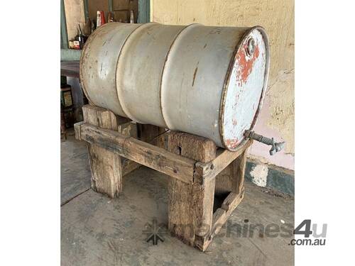 caption AMPOL DRUM ON STAND