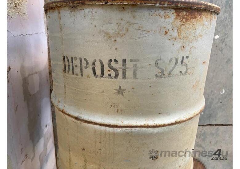 caption AMPOL DRUM ON STAND
