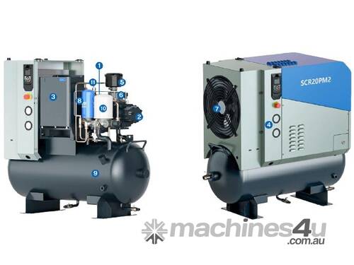 caption SCR10PM2-T-8 PM2 Series Energy Saving Compressors