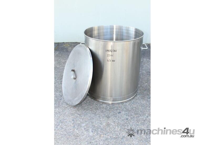 caption Stainless Steel Vat with Lid