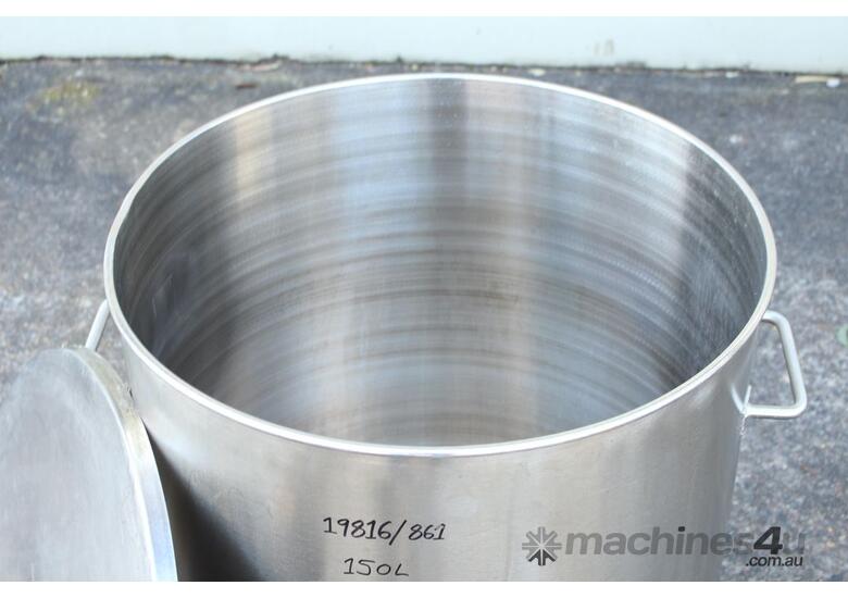 caption Stainless Steel Vat with Lid