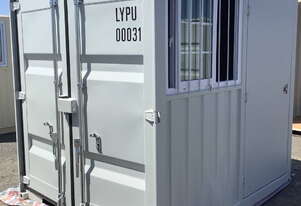 New 8ft Shipping Container with side Door & Window