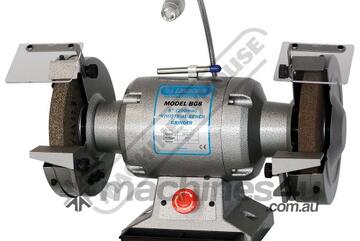 BG8 Industrial Bench Grinder 200mm Fine & Coarse Wheels 0.75kW - 1HP Motor Power
