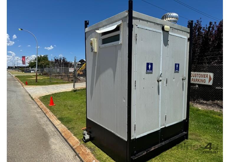 caption Toilet Block Male Female with holding tank