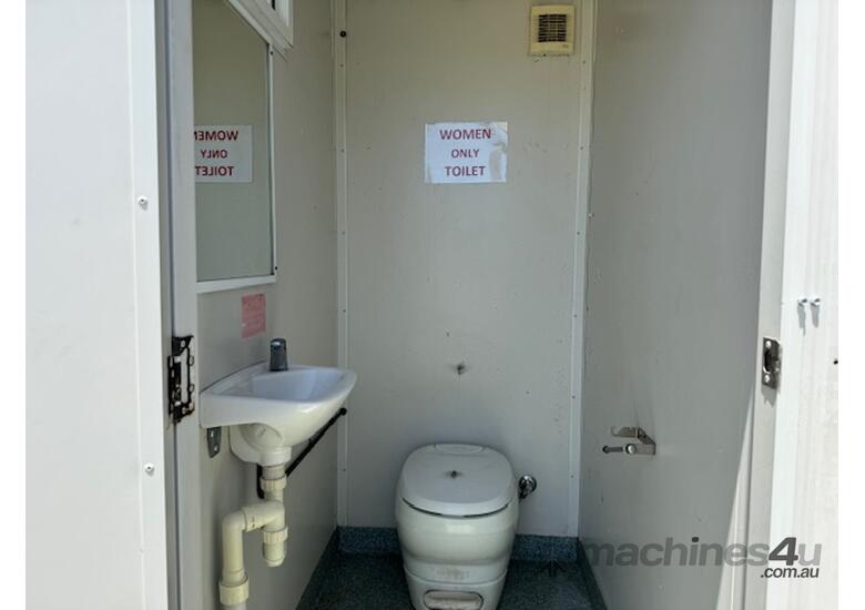 caption Toilet Block Male Female with holding tank
