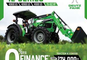 NEW 4E GS ROPS Series - DEUTZ FAHR 4090E GS - Loader Ready - *0% FINANCE !!