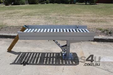 Roller Conveyor with Adjustable Tilt Angle - 1.5m Long