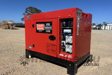 EXEQ 12.5KVA Silenced Diesel Generator