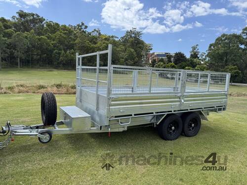 4.5T Hydraulic Flat Top Top Tipper Trailer