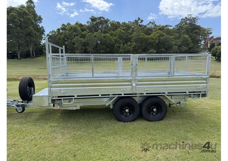 caption 4.5T Hydraulic Flat Top Top Tipper Trailer