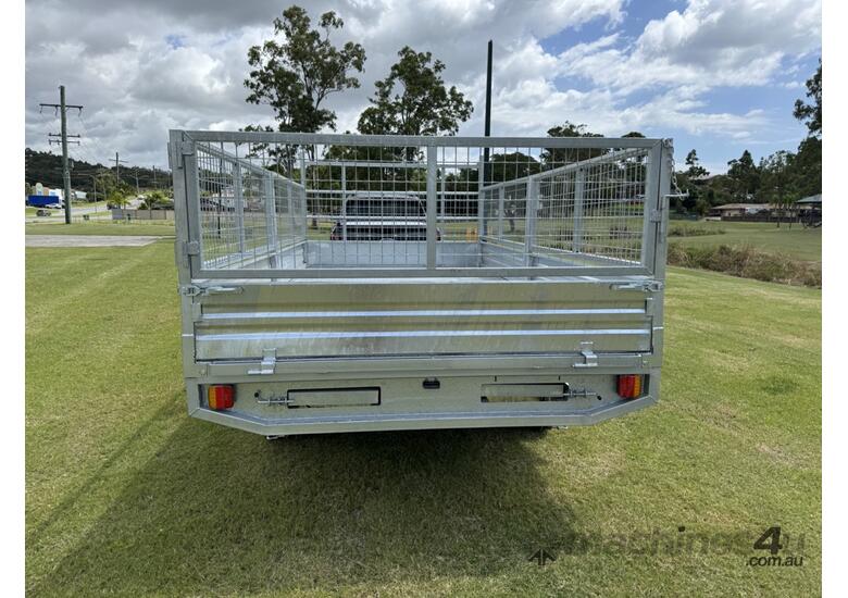 caption 4.5T Hydraulic Flat Top Top Tipper Trailer