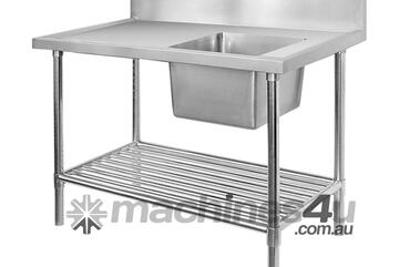 Single Right Sink Bench With Pot Undershelf Ssb7 1200R/A