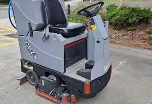High-Capacity Conquest CRZ Edge Ride-On Orbital Scrubber Chemical-Free Floor Cleaning