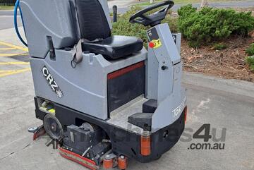 High-Capacity Conquest CRZ Edge Ride-On Orbital Scrubber Chemical-Free Floor Cleaning