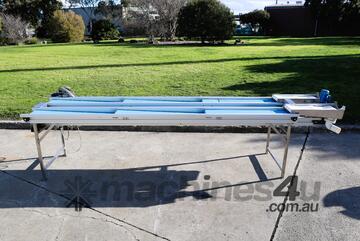 Stainless Steel 3 Lane Fruit Inspection Sorting Belt Conveyor - 4.75m Long