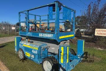 Scissor Lift Genie GS3298RT 4x4 2008 Inspection 2018 32ft Diesel