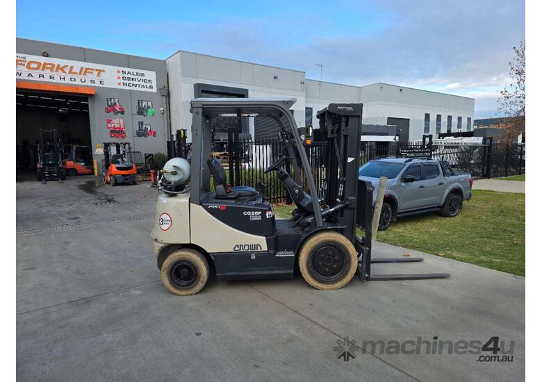 caption Crown Forklift 2.5T Container Mast Low Hours (Unit#:AU398)