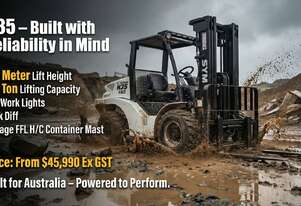 4x4 Yanmar Diesel Forklift On demand SYM